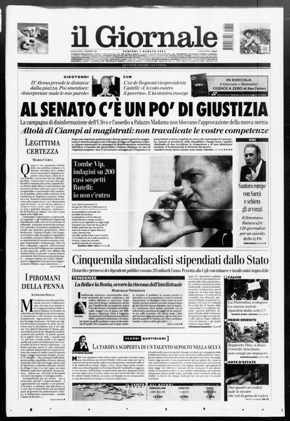 Il giornale : quotidiano del mattino